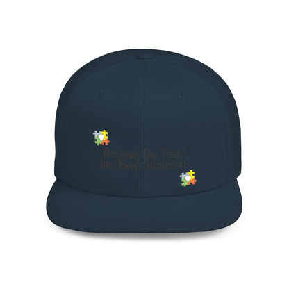 Just Keep Swimming Autism Snapback Hat - Geo Rocks The 'Tism