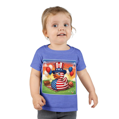 Kids' USA 250th Birthday Duck T-Shirt – Patriotic Rubber Duck Tee 2026 - Geo Rocks The 'Tism