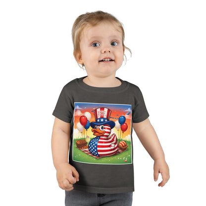 Kids' USA 250th Birthday Duck T-Shirt – Patriotic Rubber Duck Tee 2026 - Geo Rocks The 'Tism