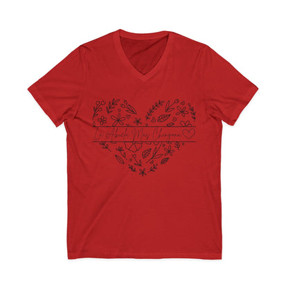 La Abuela Mas Chingona- V-Neck Tee - Geo Rocks The 'Tism