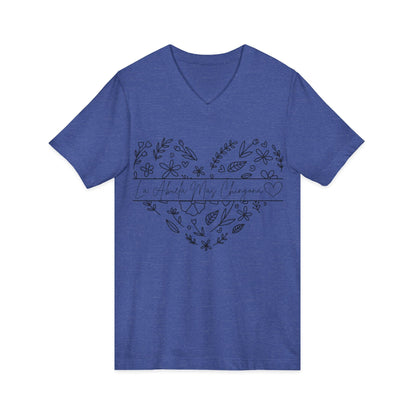 La Abuela Mas Chingona- V-Neck Tee - Geo Rocks The 'Tism