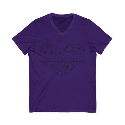 La Abuela Mas Chingona- V-Neck Tee - Geo Rocks The 'Tism