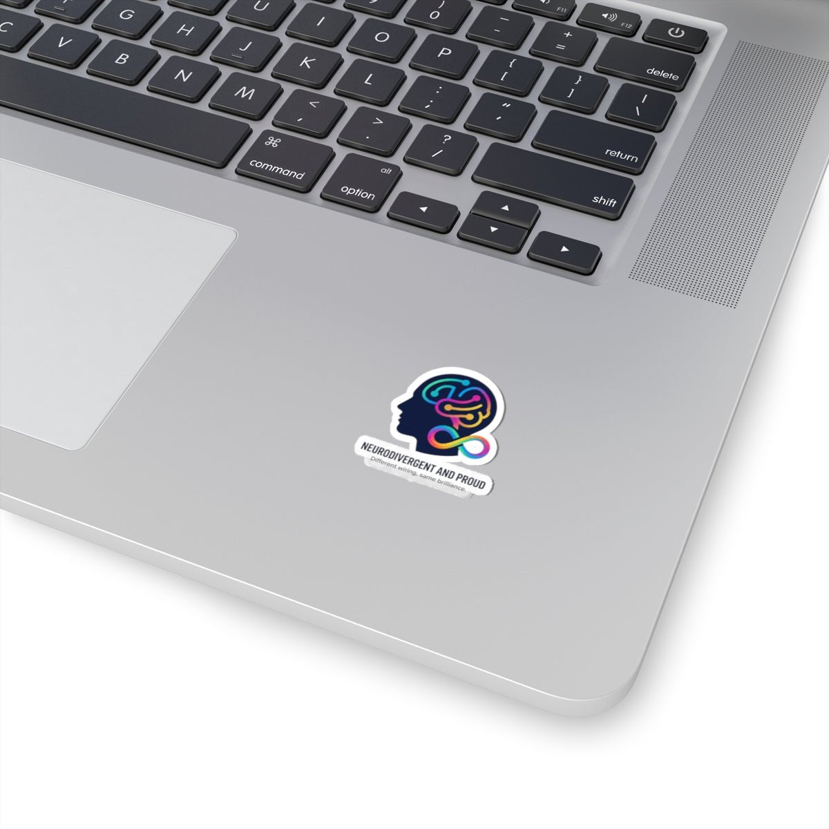 "Neurodivergent and Proud" Kiss - Cut Sticker - Autism Pride Neural Circuit Design | 4 Sizes - Geo Rocks The 'Tism