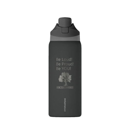 Oasis 32oz Insulated Water Bottle — "Be Loud! Be Proud! Be YOU!" - Geo Rocks The 'Tism