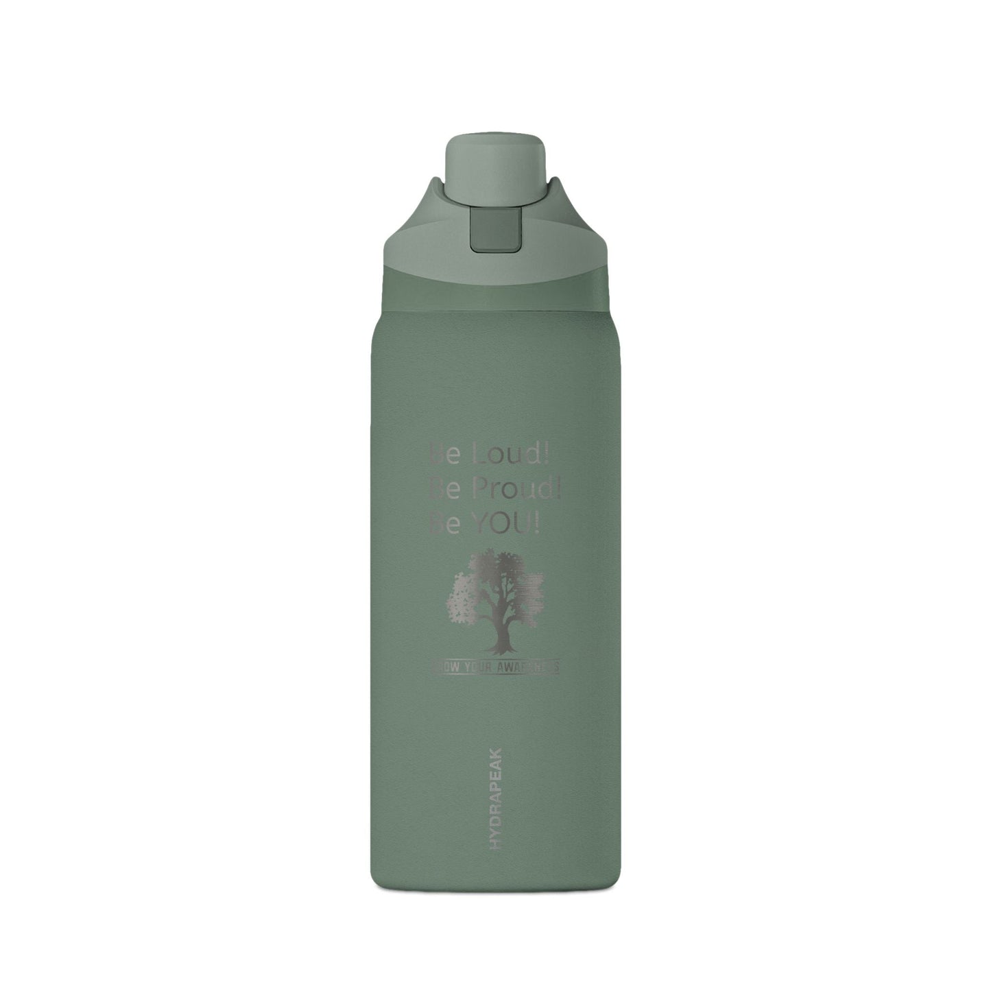 Oasis 32oz Insulated Water Bottle — "Be Loud! Be Proud! Be YOU!" - Geo Rocks The 'Tism