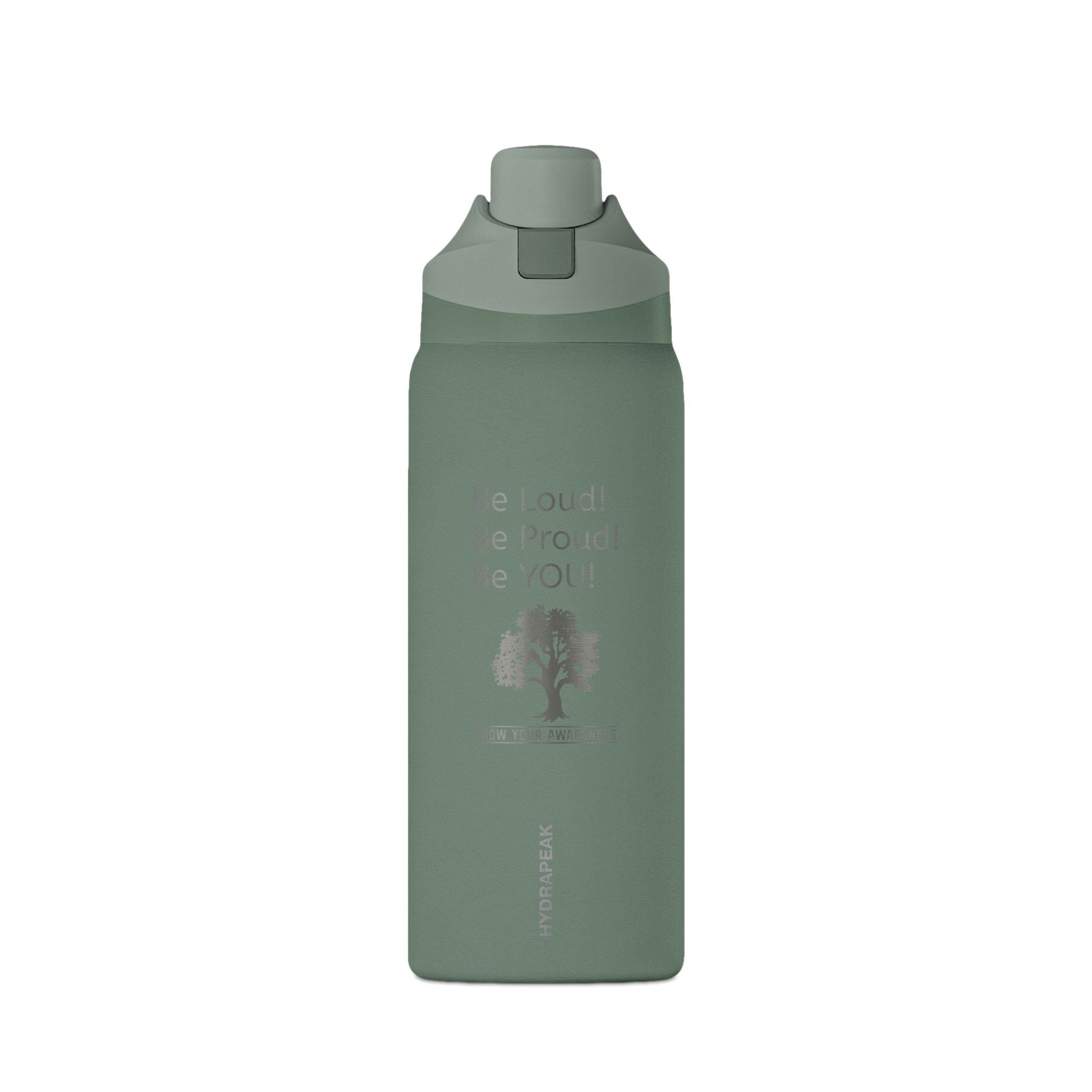 Oasis 32oz Insulated Water Bottle — "Be Loud! Be Proud! Be YOU!" - Geo Rocks The 'Tism