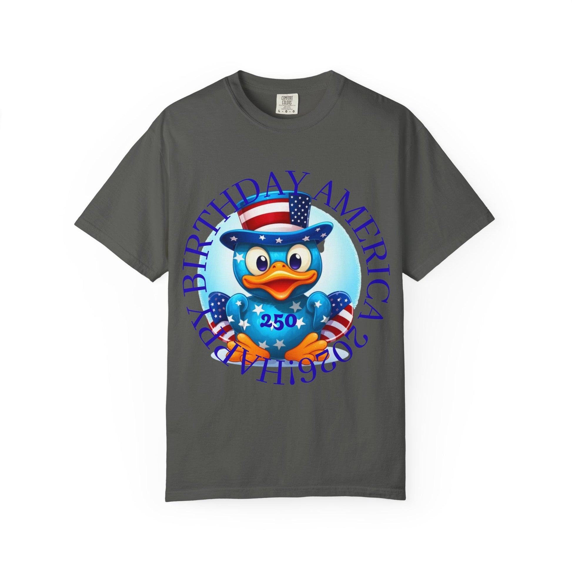 Patriotic Duck 'Happy Birthday America' T-Shirt - Geo Rocks The 'Tism