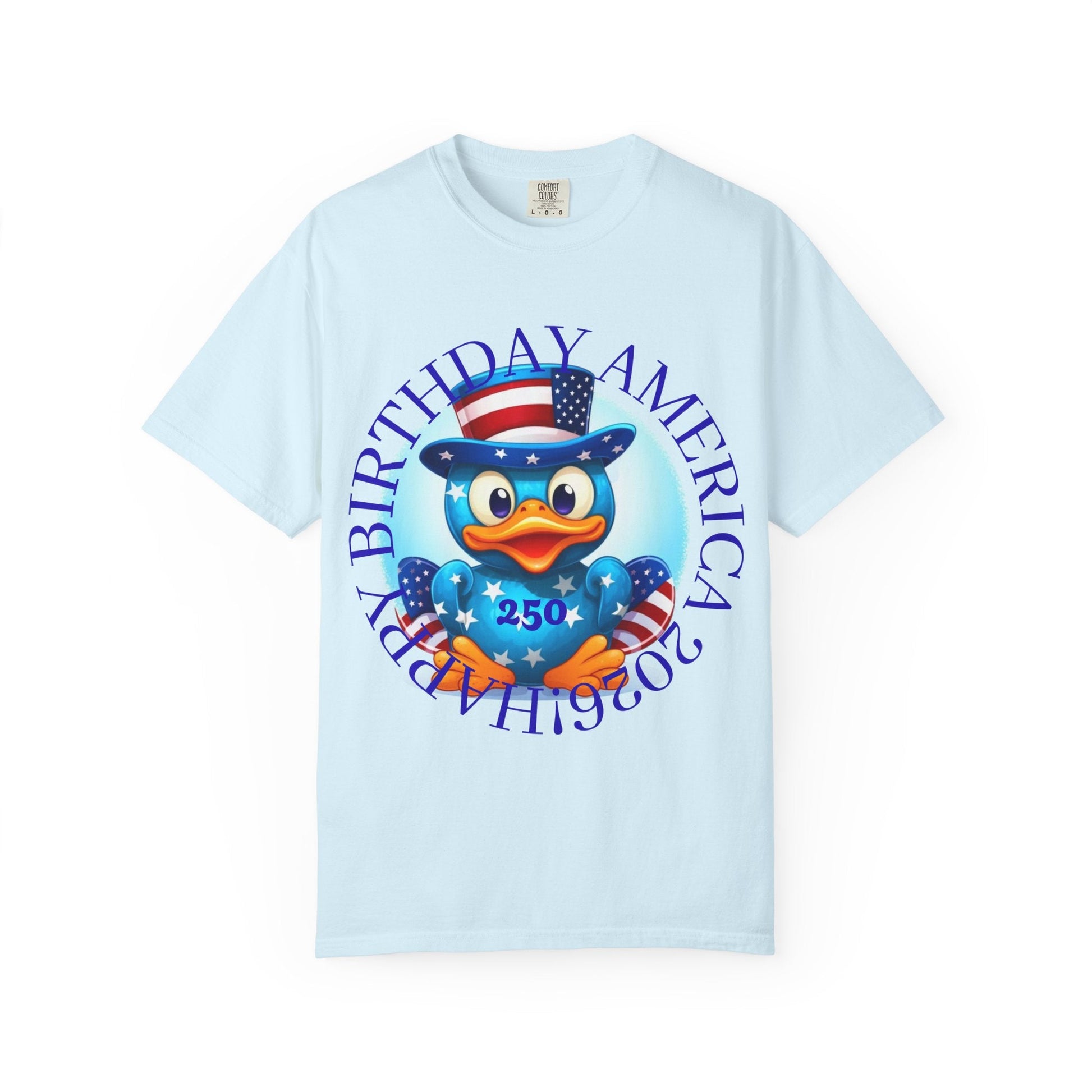 Patriotic Duck 'Happy Birthday America' T-Shirt - Geo Rocks The 'Tism