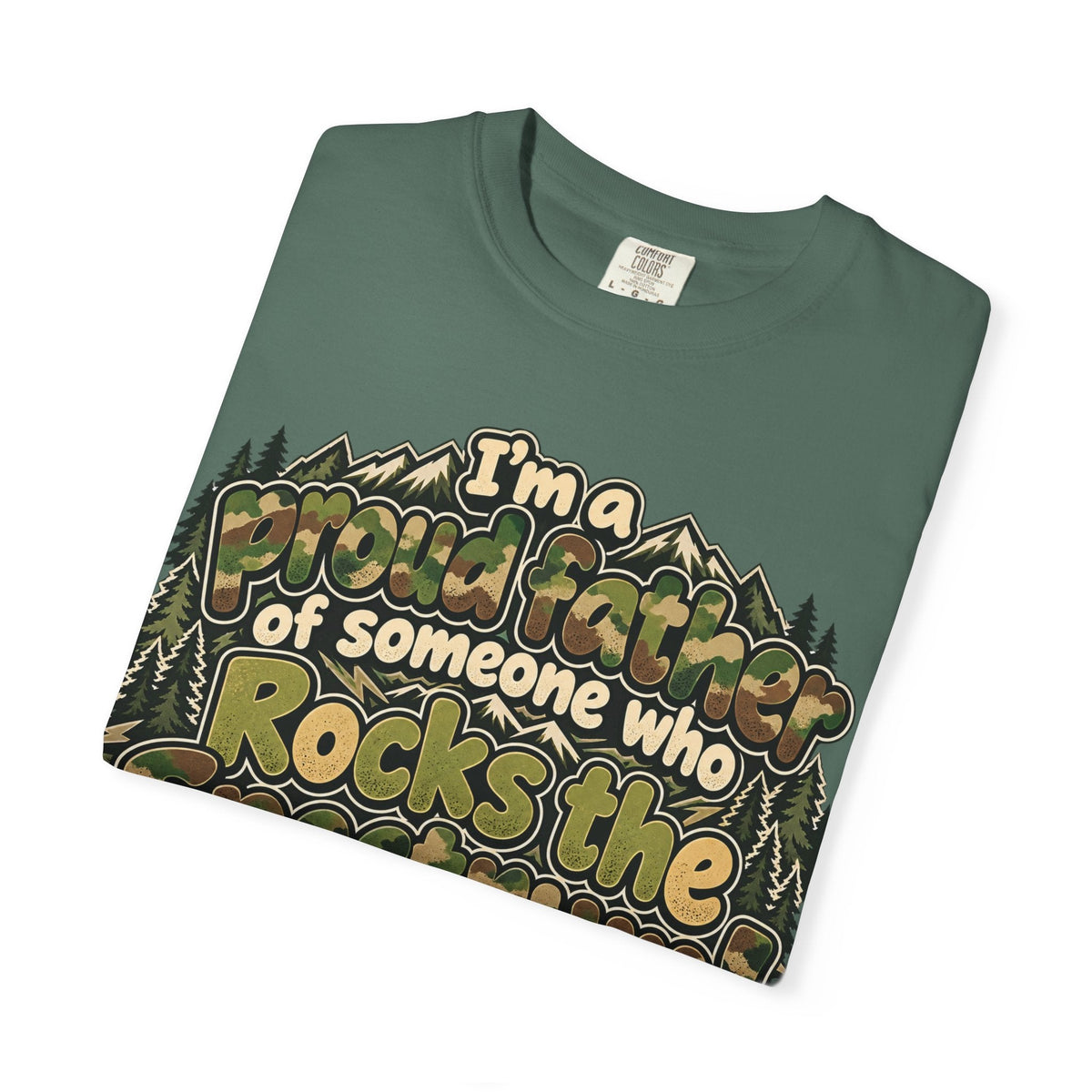 "Proud Father of Someone Who Rocks the Spectrum"-Graphic Tee - Geo Rocks The 'Tism