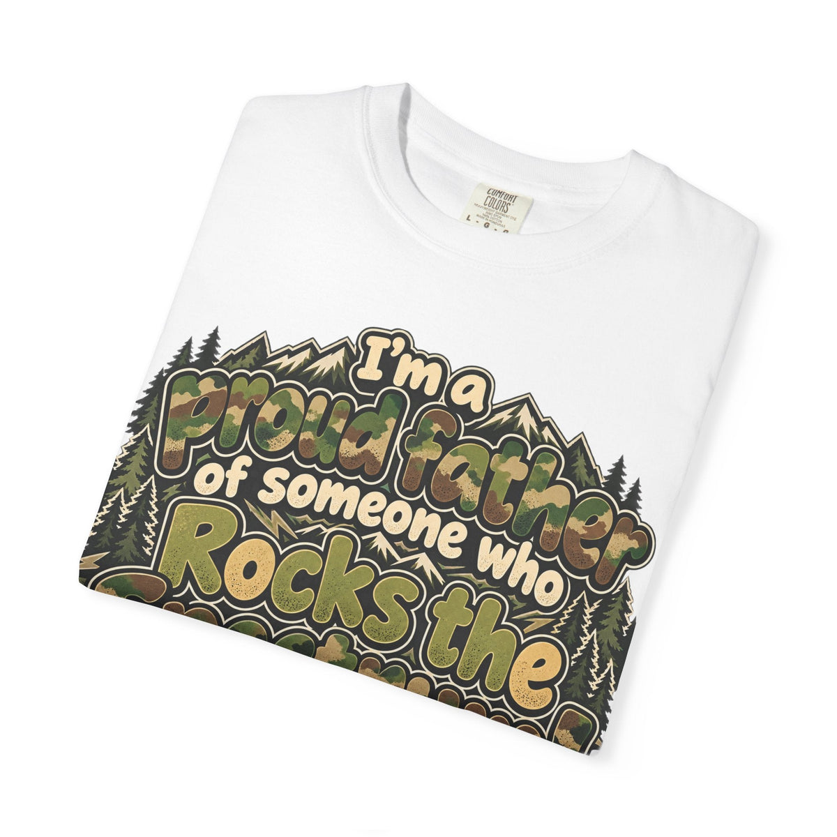 "Proud Father of Someone Who Rocks the Spectrum"-Graphic Tee - Geo Rocks The 'Tism