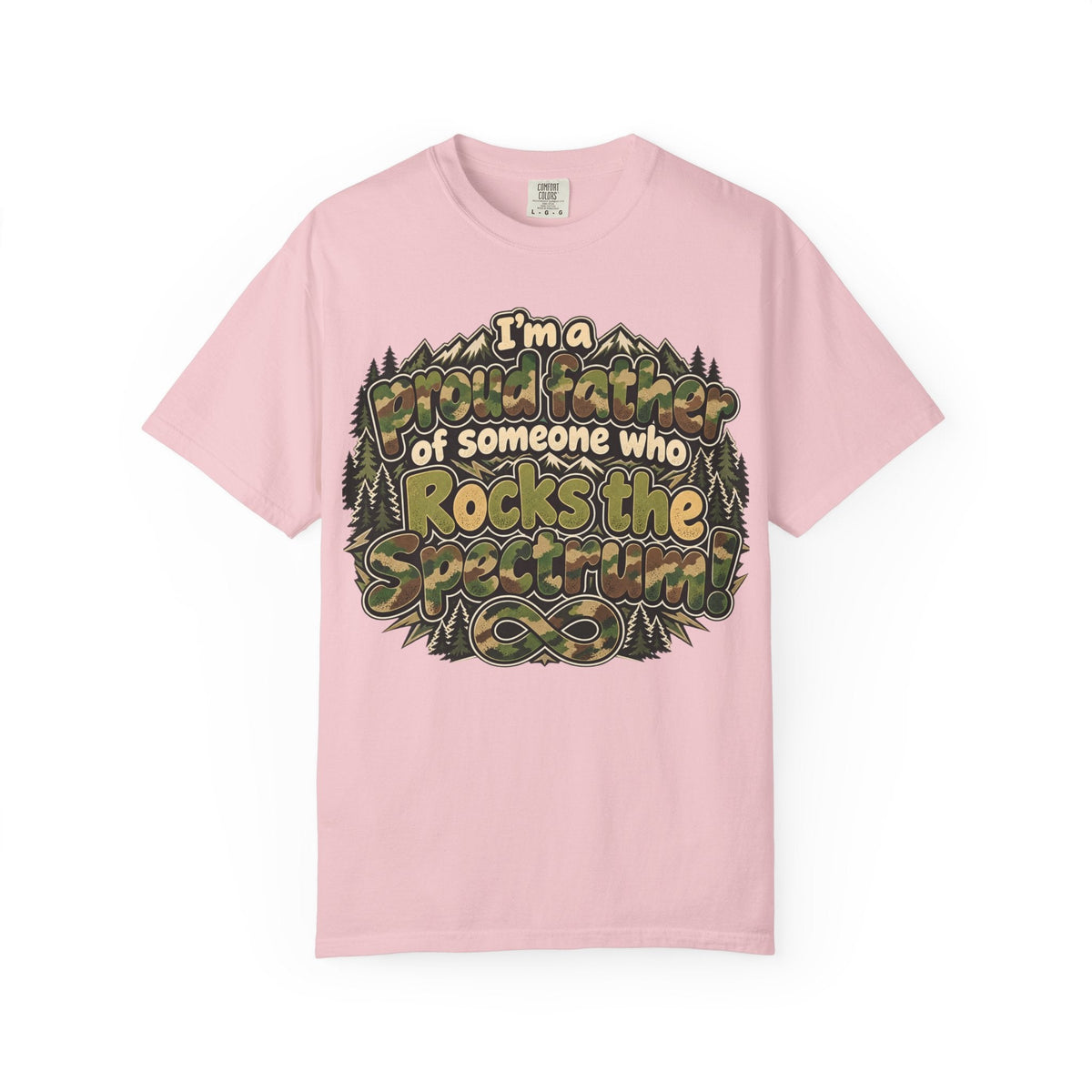 "Proud Father of Someone Who Rocks the Spectrum"-Graphic Tee - Geo Rocks The 'Tism