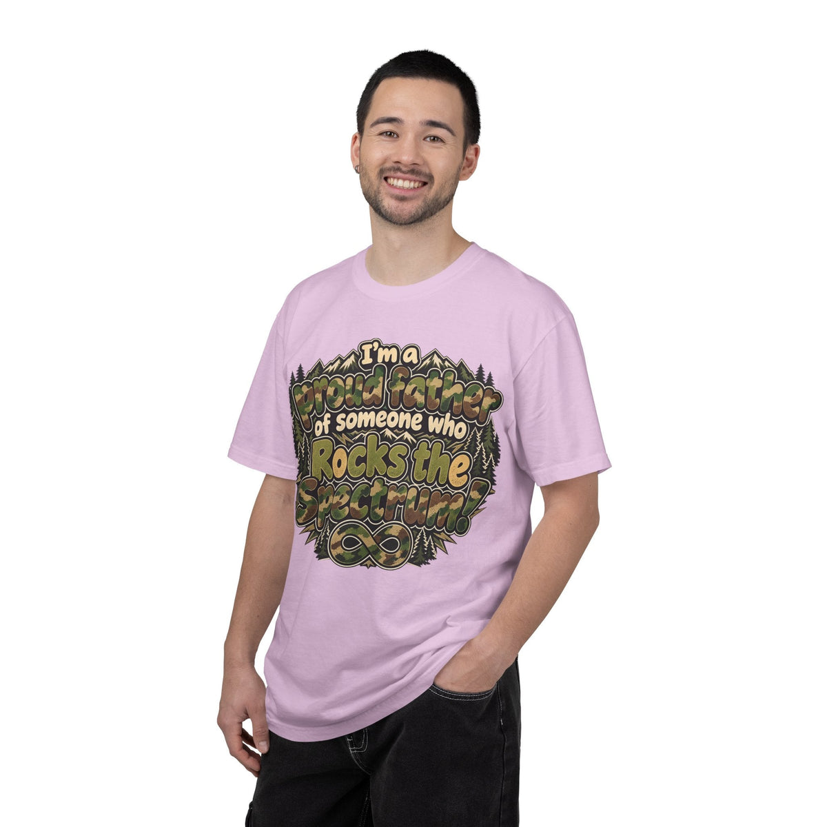 "Proud Father of Someone Who Rocks the Spectrum"-Graphic Tee - Geo Rocks The 'Tism