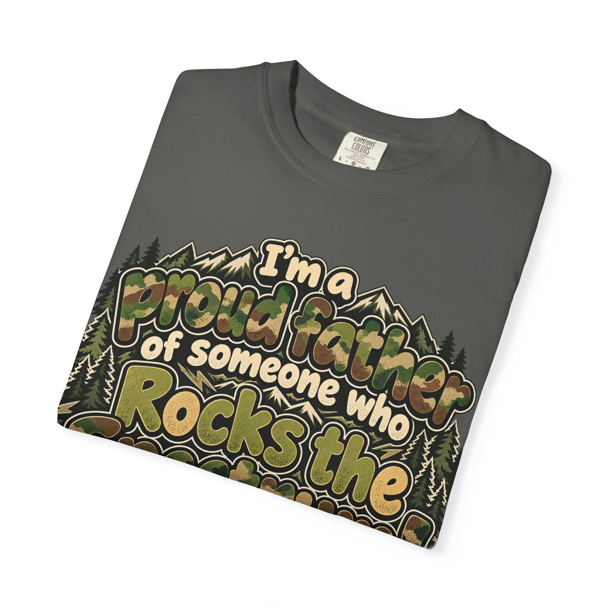 "Proud Father of Someone Who Rocks the Spectrum"-Graphic Tee - Geo Rocks The 'Tism