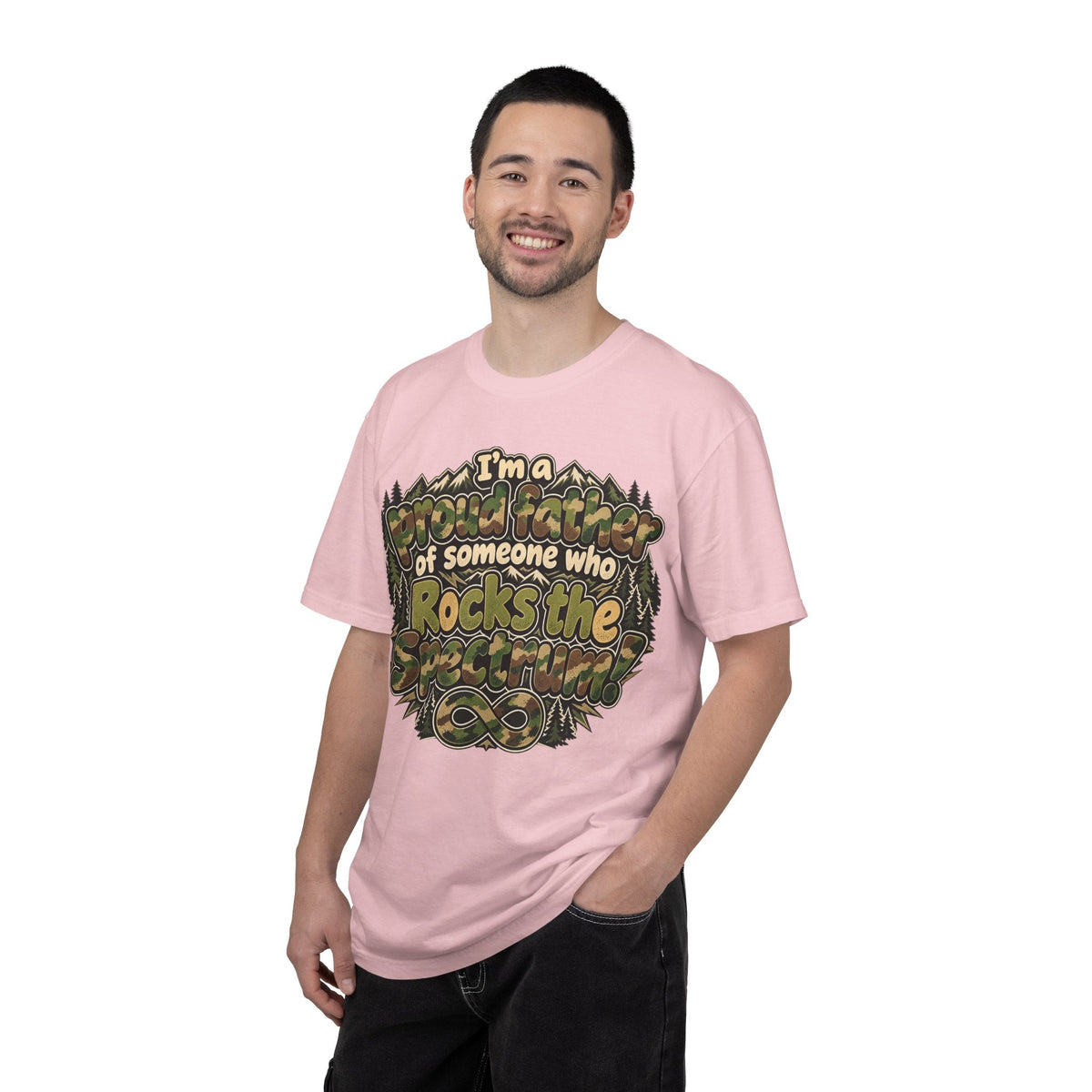 "Proud Father of Someone Who Rocks the Spectrum"-Graphic Tee - Geo Rocks The 'Tism