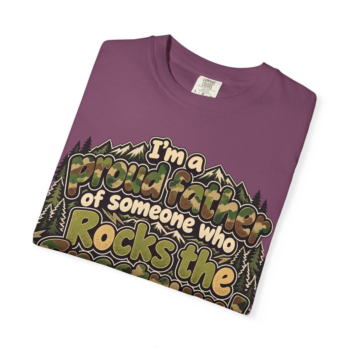 "Proud Father of Someone Who Rocks the Spectrum"-Graphic Tee - Geo Rocks The 'Tism