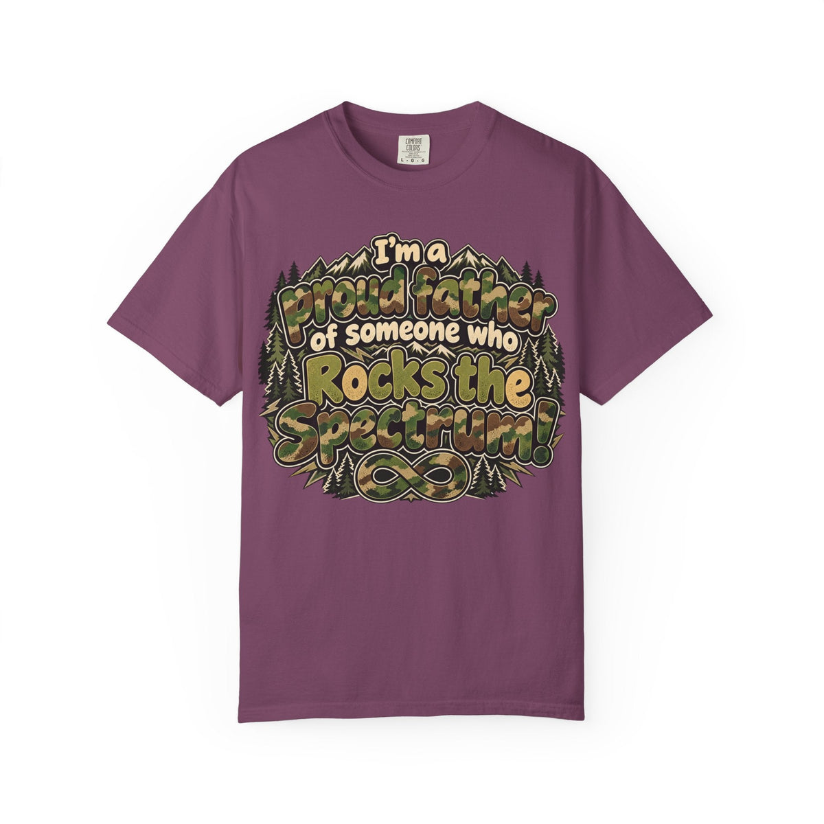 "Proud Father of Someone Who Rocks the Spectrum"-Graphic Tee - Geo Rocks The 'Tism