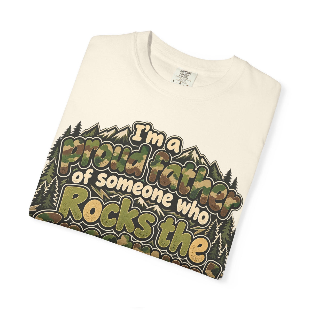 "Proud Father of Someone Who Rocks the Spectrum"-Graphic Tee - Geo Rocks The 'Tism