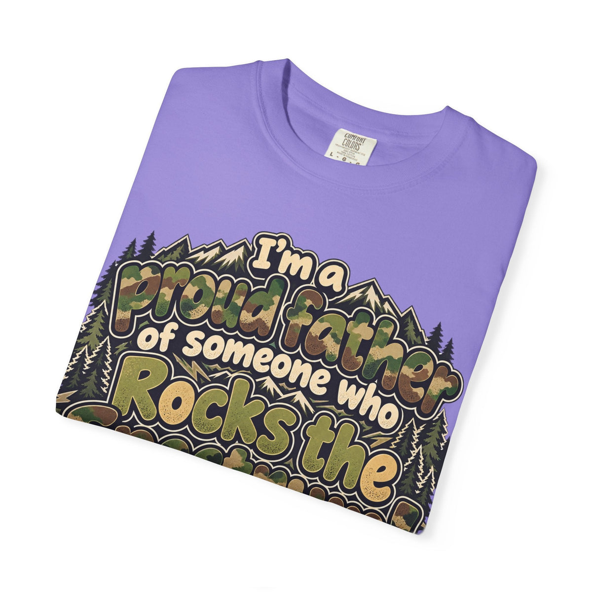 "Proud Father of Someone Who Rocks the Spectrum"-Graphic Tee - Geo Rocks The 'Tism