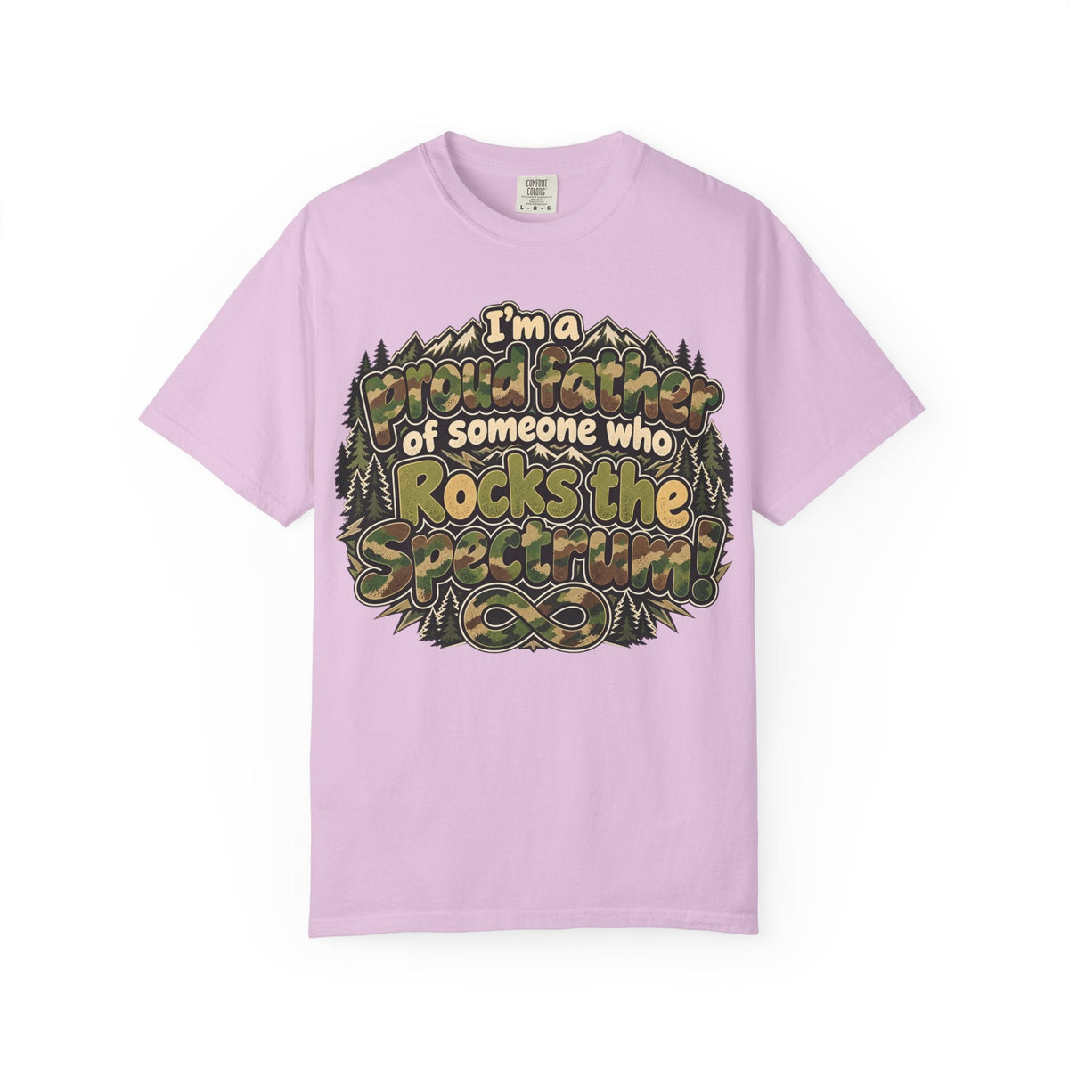 "Proud Father of Someone Who Rocks the Spectrum"-Graphic Tee - Geo Rocks The 'Tism