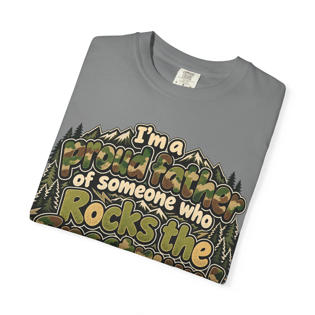 "Proud Father of Someone Who Rocks the Spectrum"-Graphic Tee - Geo Rocks The 'Tism
