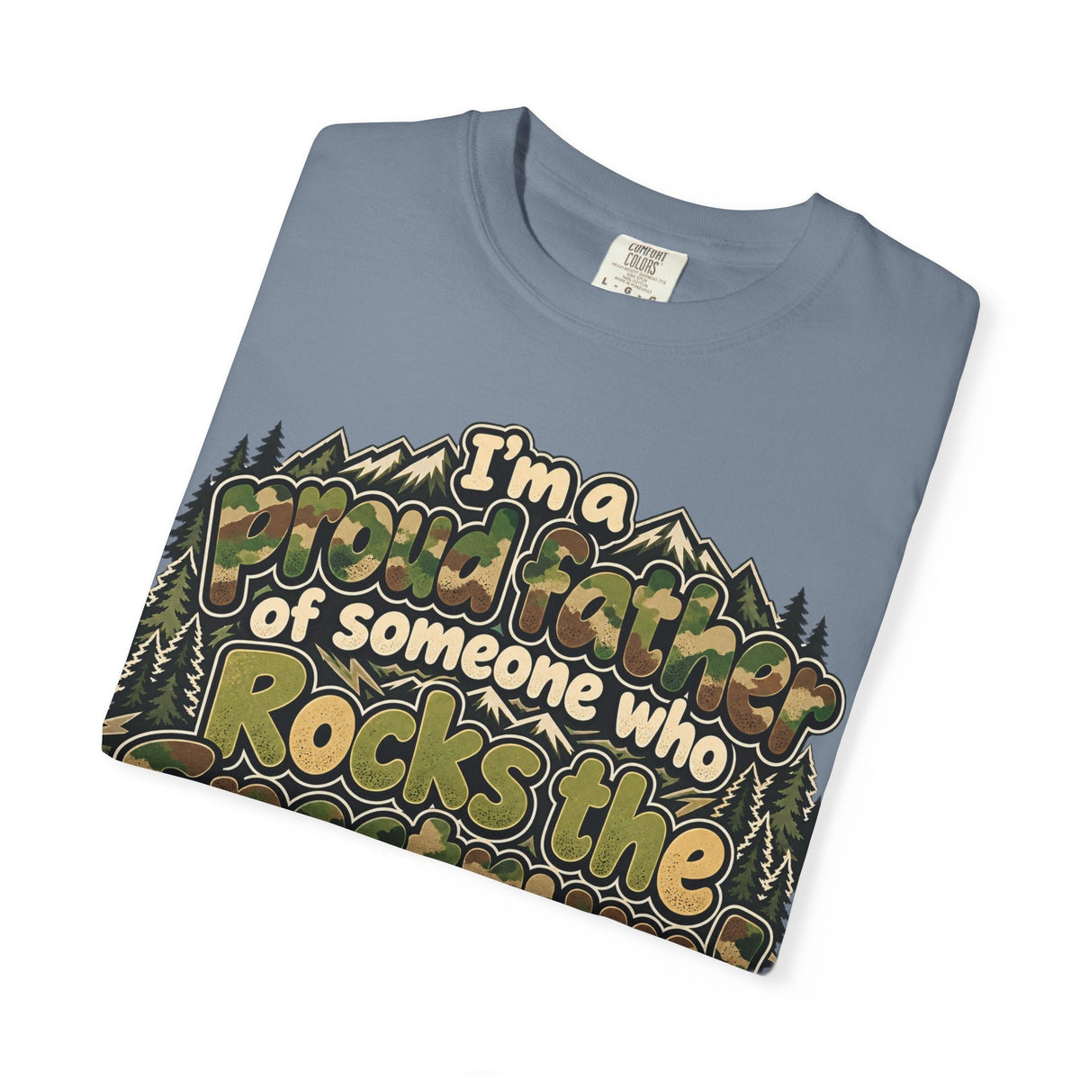 "Proud Father of Someone Who Rocks the Spectrum"-Graphic Tee - Geo Rocks The 'Tism
