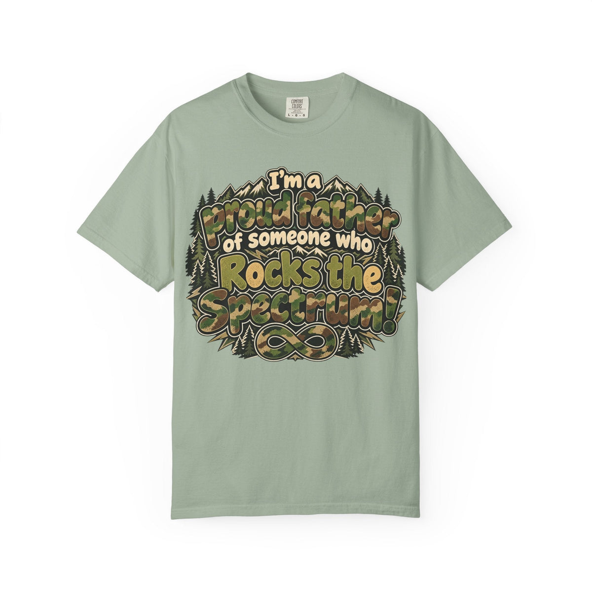 "Proud Father of Someone Who Rocks the Spectrum"-Graphic Tee - Geo Rocks The 'Tism