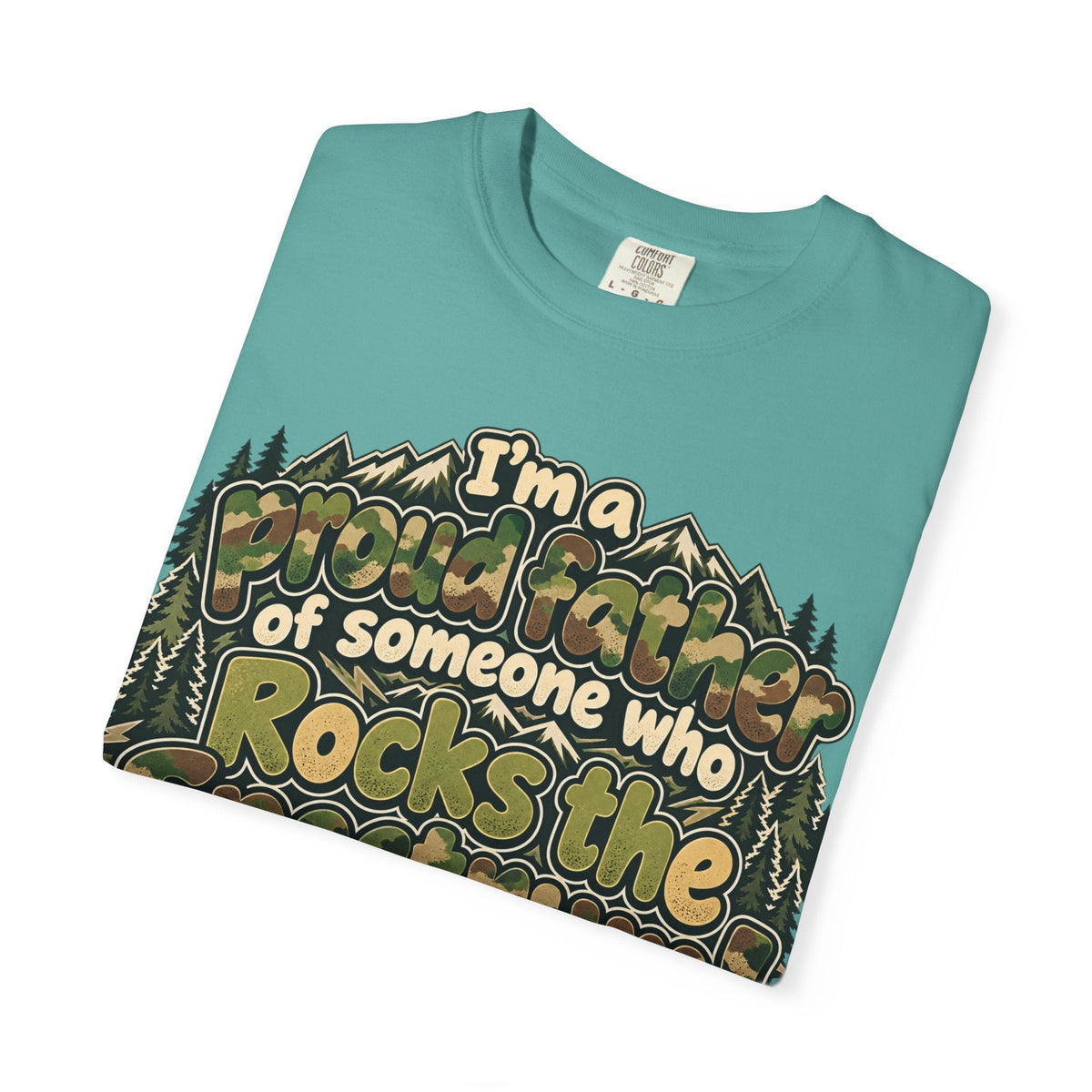"Proud Father of Someone Who Rocks the Spectrum"-Graphic Tee - Geo Rocks The 'Tism