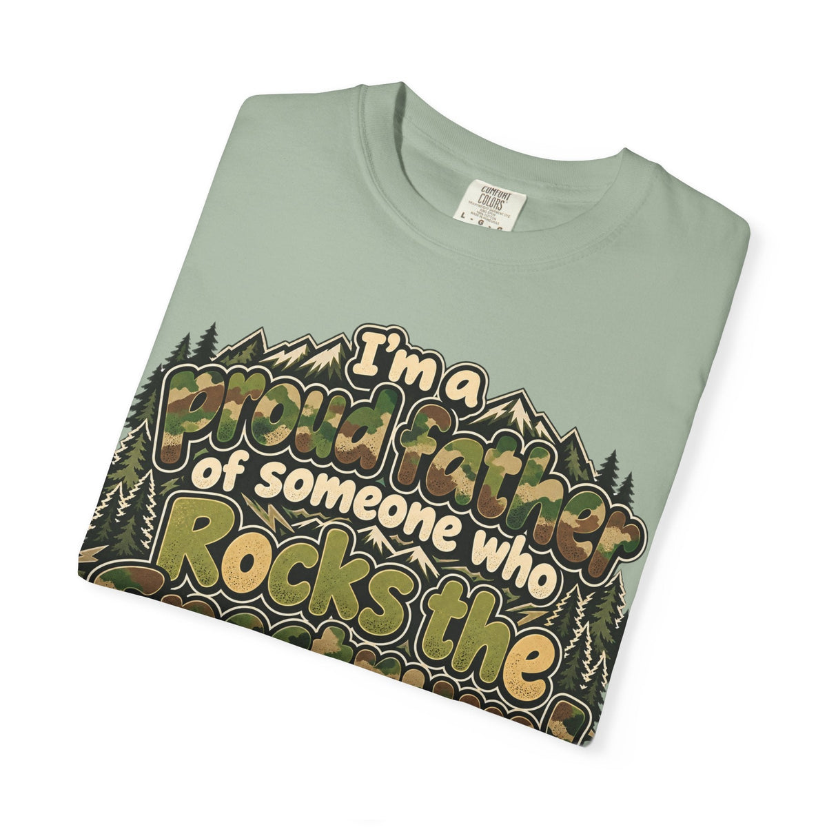 "Proud Father of Someone Who Rocks the Spectrum"-Graphic Tee - Geo Rocks The 'Tism