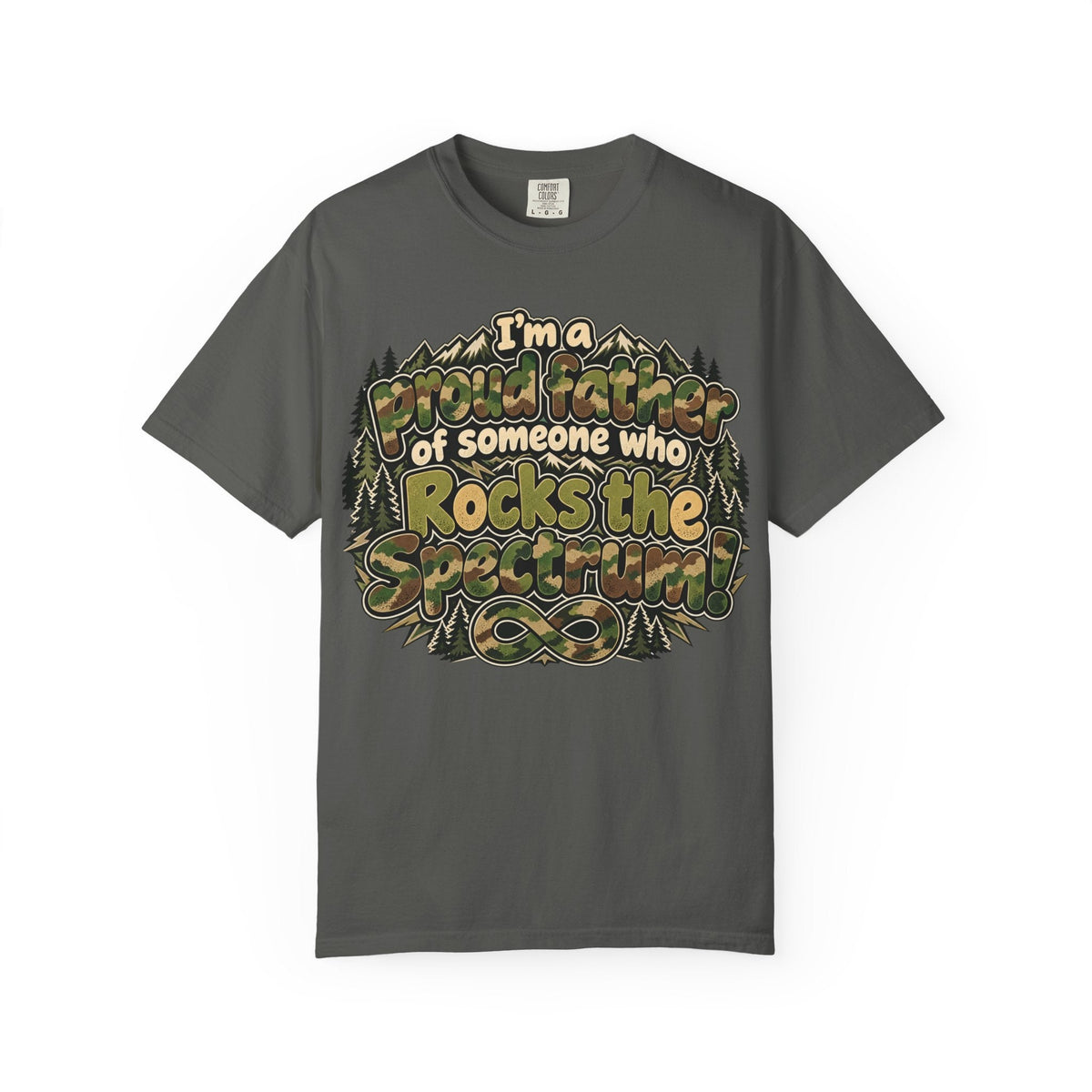 "Proud Father of Someone Who Rocks the Spectrum"-Graphic Tee - Geo Rocks The 'Tism