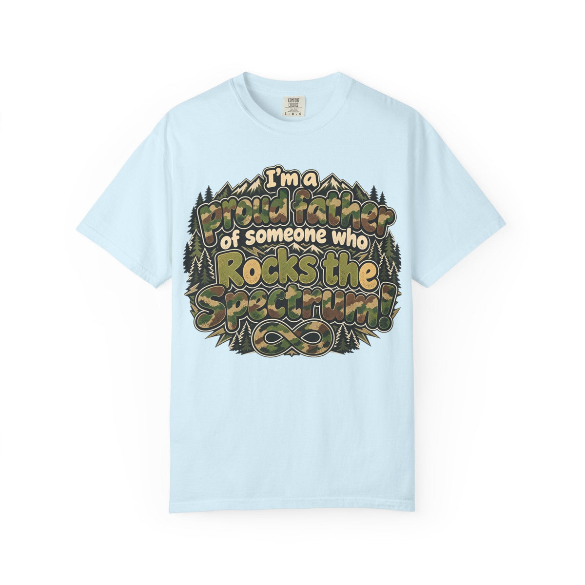 "Proud Father of Someone Who Rocks the Spectrum"-Graphic Tee - Geo Rocks The 'Tism