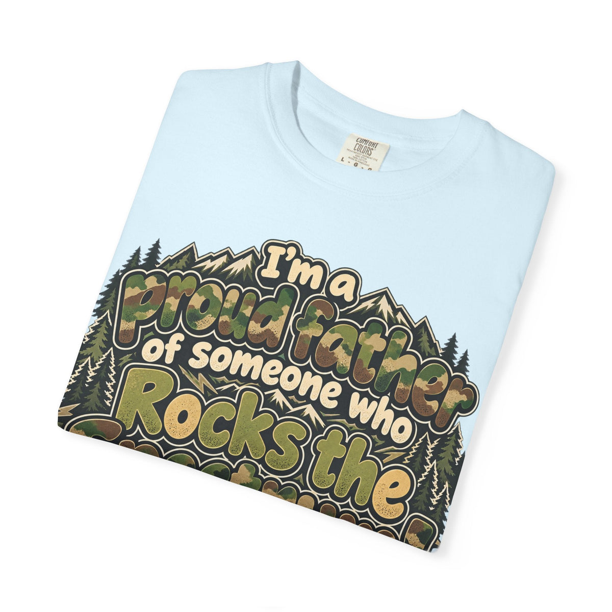 "Proud Father of Someone Who Rocks the Spectrum"-Graphic Tee - Geo Rocks The 'Tism
