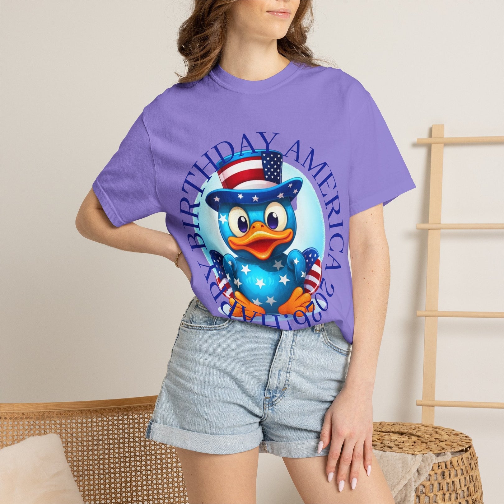 Quack the 4th — Happy Birthday America Tee - Geo Rocks The 'Tism