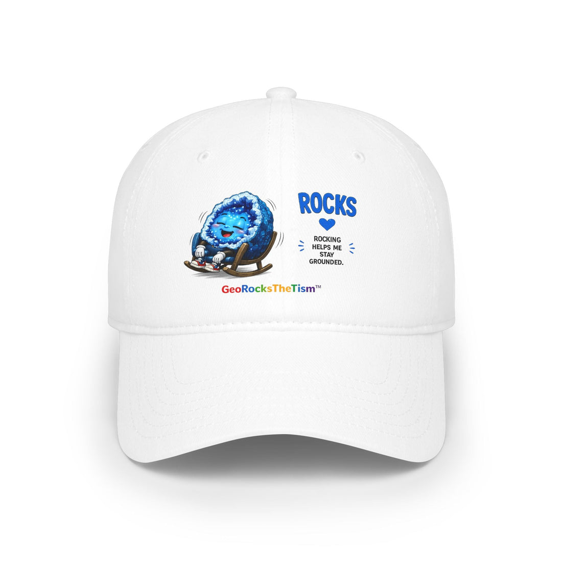 "Rocking" Stimming Geode -Autism Self Sensory Regulation Cap - Geo Rocks The 'Tism