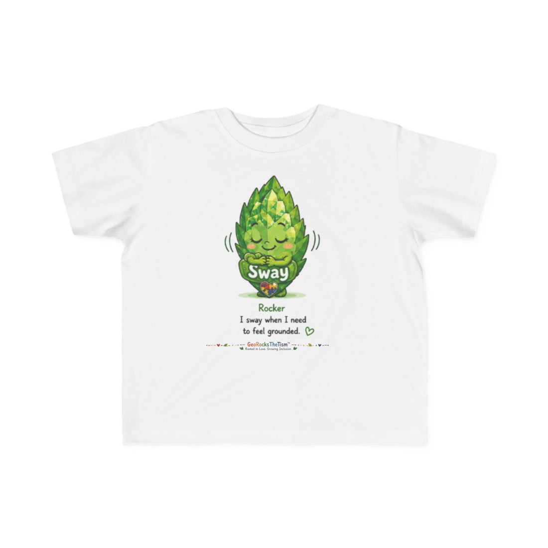 “Rocks” Stimming Geode Autism Self Sensory Regulation Toddler Tee - Geo Rocks The 'Tism