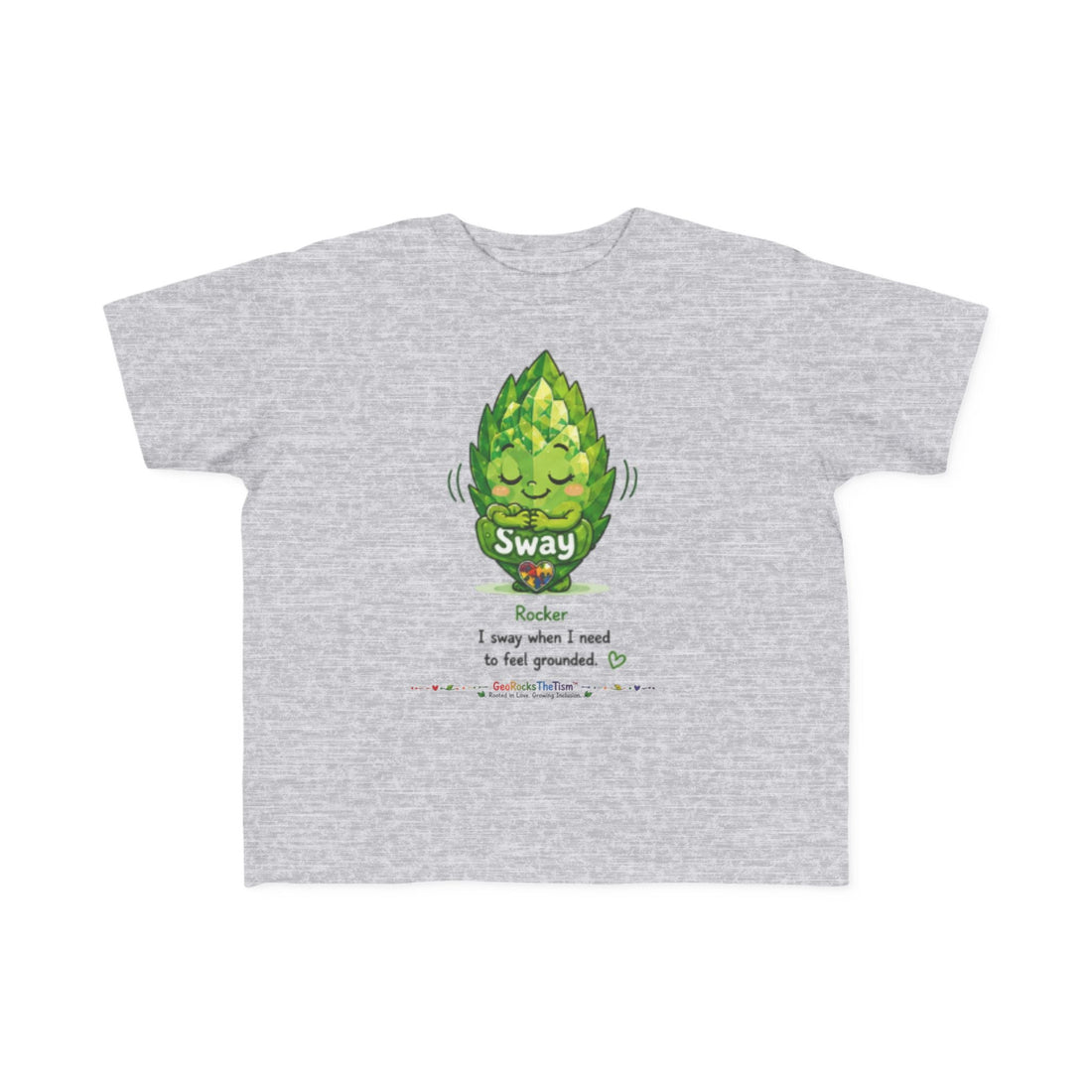 “Rocks” Stimming Geode Autism Self Sensory Regulation Toddler Tee - Geo Rocks The 'Tism