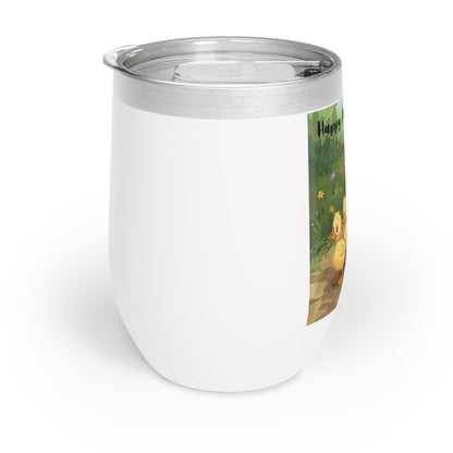 "Rocks the 'Tism" Stemless Wine Tumbler - 12oz Insulated Stainless Steel | Autism Awareness Gift - Geo Rocks The 'Tism