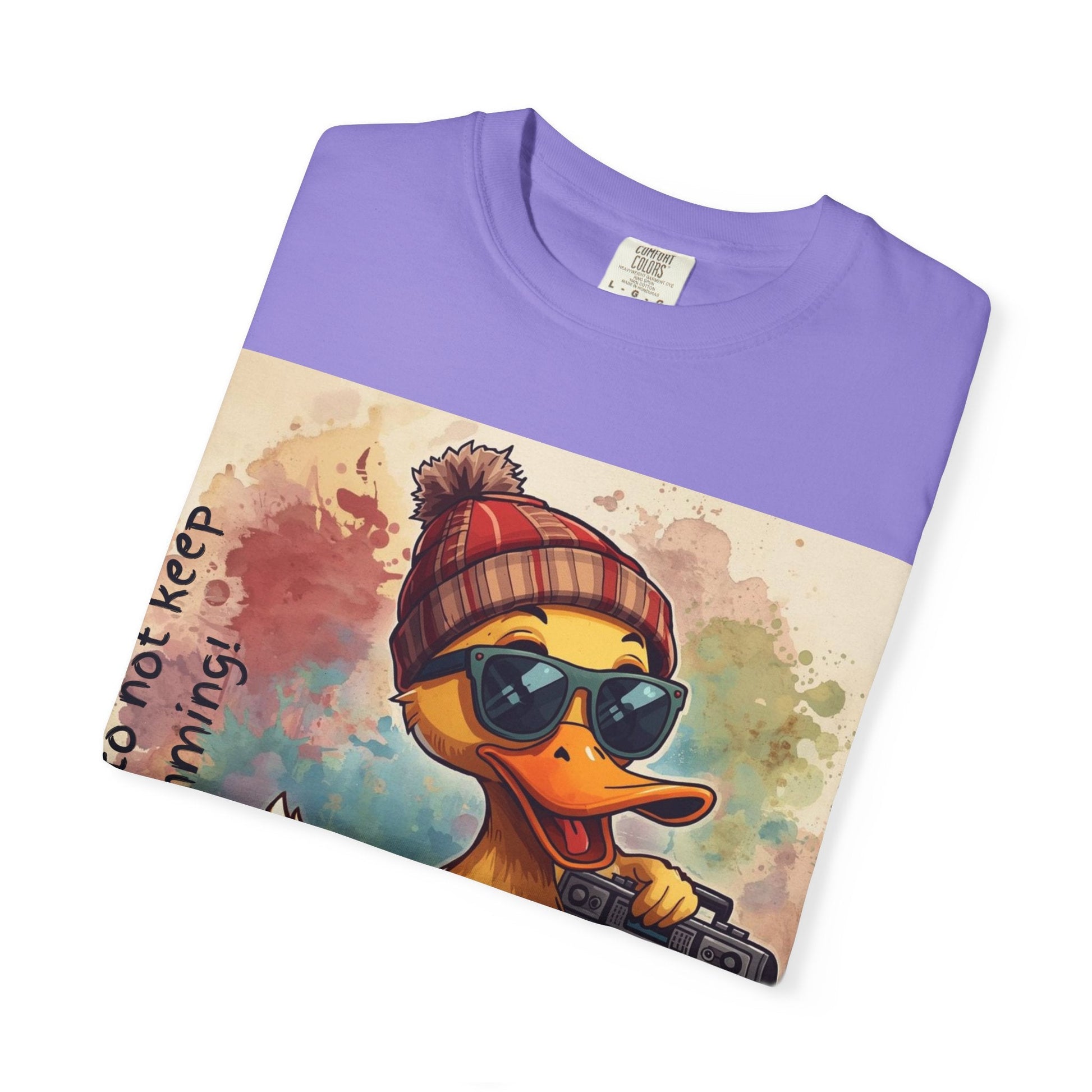 T-Shirt Cool Duck Graphic — "Too Kool to Not Keep Stimming" - Geo Rocks The 'Tism