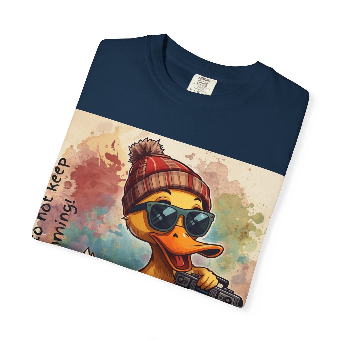 T-Shirt Cool Duck Graphic — "Too Kool to Not Keep Stimming" - Geo Rocks The 'Tism