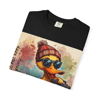 T-Shirt Cool Duck Graphic — "Too Kool to Not Keep Stimming" - Geo Rocks The 'Tism