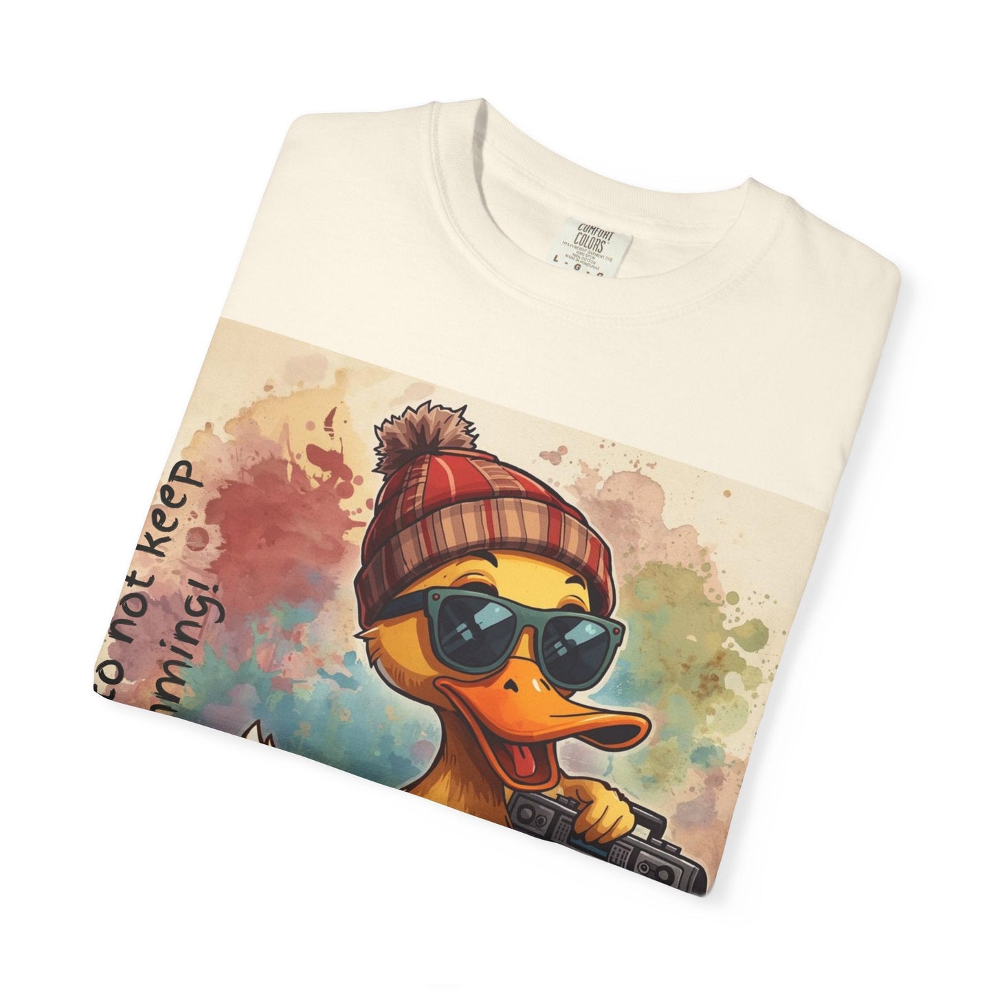 T-Shirt Cool Duck Graphic — "Too Kool to Not Keep Stimming" - Geo Rocks The 'Tism