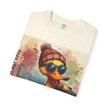 T-Shirt Cool Duck Graphic — "Too Kool to Not Keep Stimming" - Geo Rocks The 'Tism