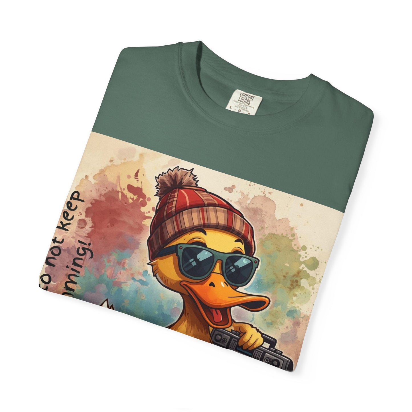 T-Shirt Cool Duck Graphic — "Too Kool to Not Keep Stimming" - Geo Rocks The 'Tism