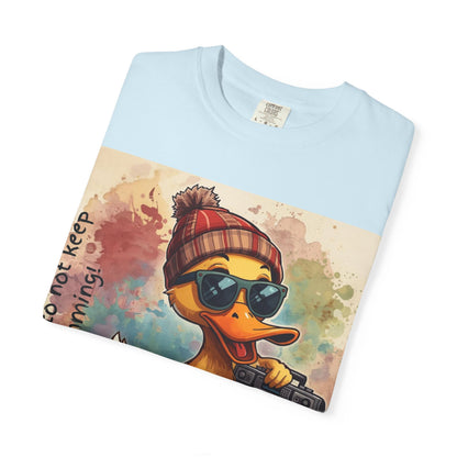 T-Shirt Cool Duck Graphic — "Too Kool to Not Keep Stimming" - Geo Rocks The 'Tism