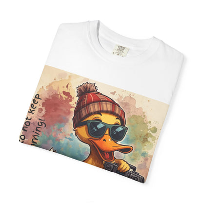 T-Shirt Cool Duck Graphic — "Too Kool to Not Keep Stimming" - Geo Rocks The 'Tism