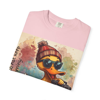 T-Shirt Cool Duck Graphic — "Too Kool to Not Keep Stimming" - Geo Rocks The 'Tism