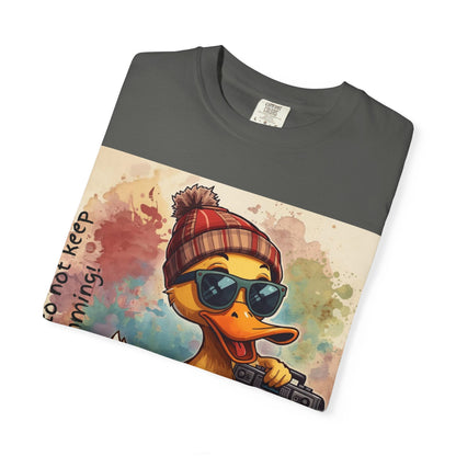 T-Shirt Cool Duck Graphic — "Too Kool to Not Keep Stimming" - Geo Rocks The 'Tism