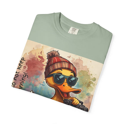 T-Shirt Cool Duck Graphic — "Too Kool to Not Keep Stimming" - Geo Rocks The 'Tism