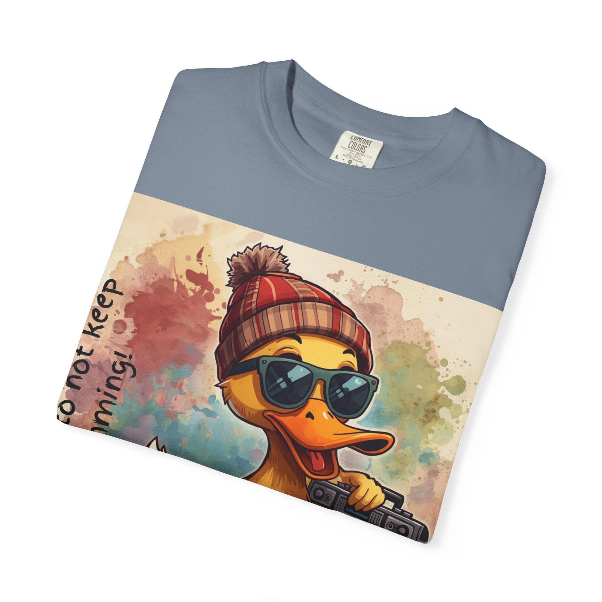 T-Shirt Cool Duck Graphic — "Too Kool to Not Keep Stimming" - Geo Rocks The 'Tism