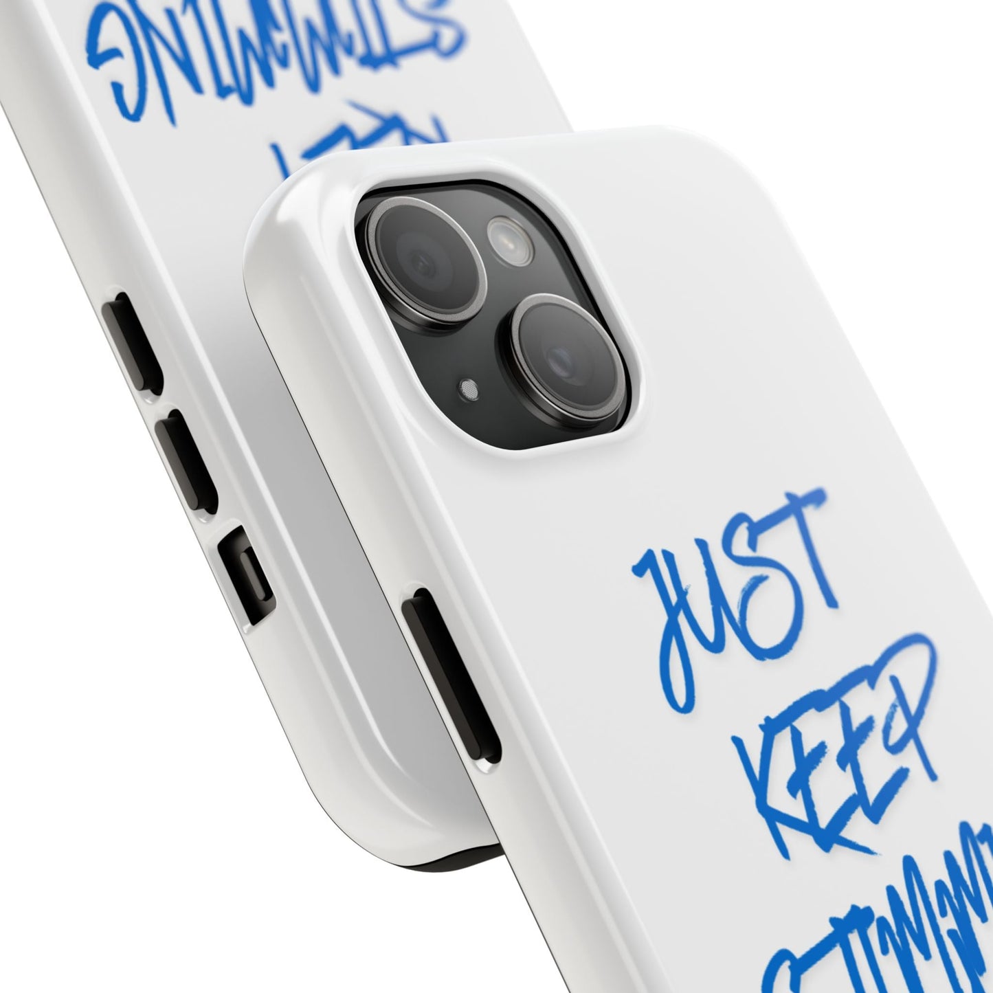 Tough phone case - "Just Keep Stimming" - Geo Rocks The 'Tism