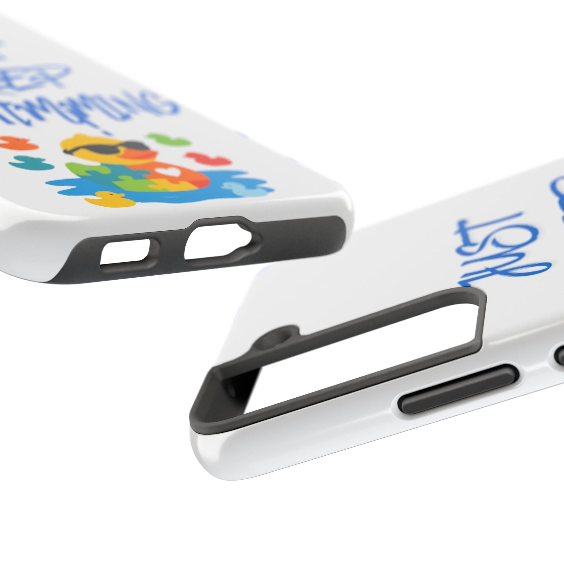 Tough phone case - "Just Keep Stimming" - Geo Rocks The 'Tism